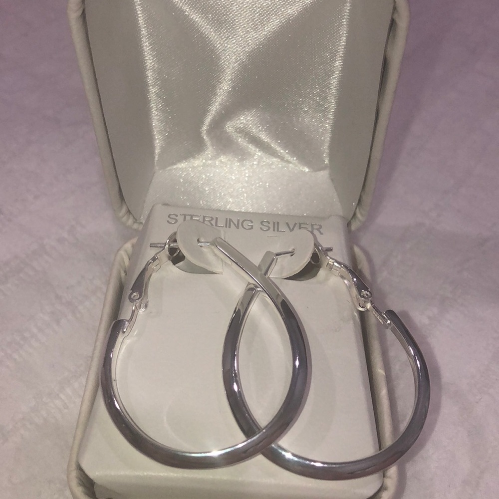 Sterling Silver hoop earrings